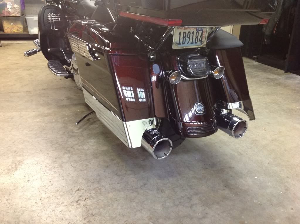 Chrome Bag Extensions Harley Davidson Forums